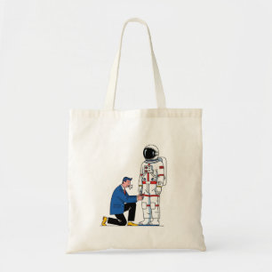 Astronaut Suit Tailor Minimalist Unisex T-shirt Tote Bag