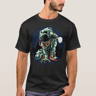 Astronaut Superhero Landing - Funny Astronaut Spac T-Shirt