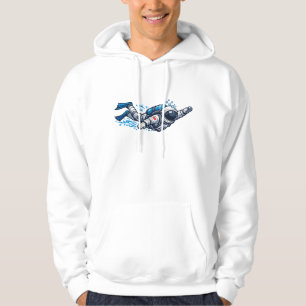 Astronaut Swimming Hoodie