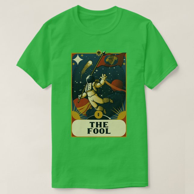 Astronaut Tarot Fool by Tobe Fonseca T-Shirt (Design Front)