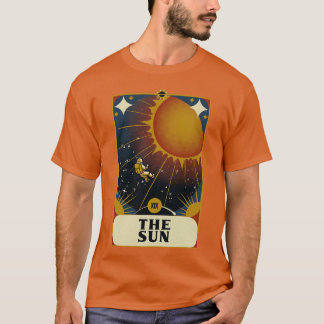 Astronaut Tarot Sun by Tobe Fonseca T-Shirt