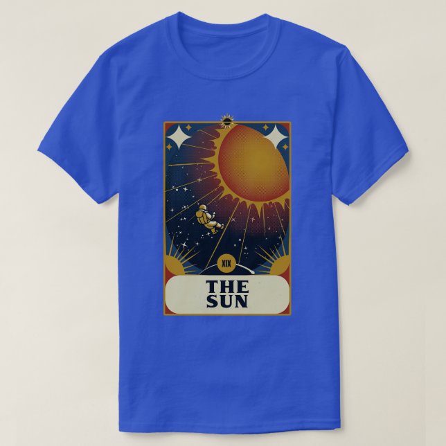 Astronaut Tarot Sun by Tobe Fonseca T-Shirt (Design Front)