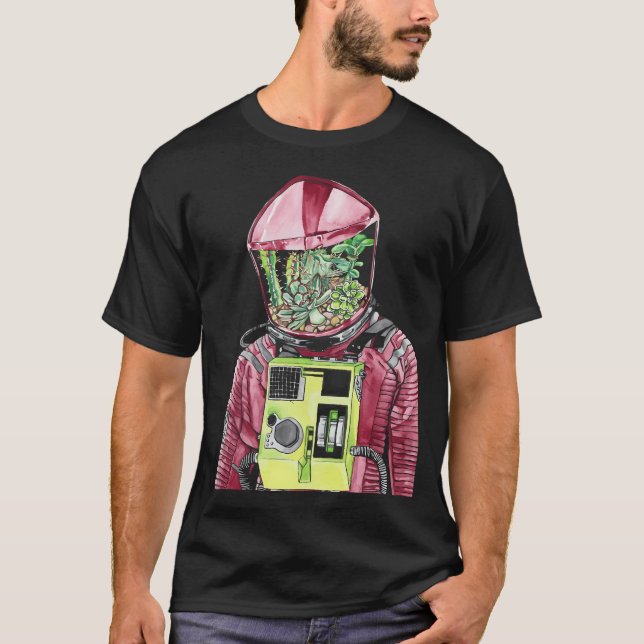 Astronaut Terrarium T-Shirt (Front)