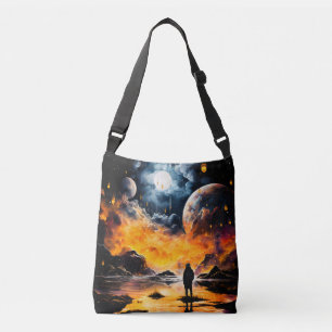 Astronaut Traveller Cosmic Horizon Journey Crossbody Bag
