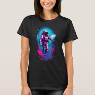 Astronaut Vaporwave Aesthetic Retro Glitch Spacema T-Shirt