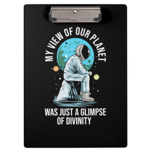 Astronaut View Of Our Planet Clipboard