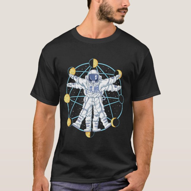 astronaut vitruvian T-Shirt (Front)