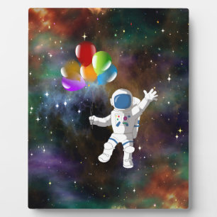 Astronaut with Balloons Plaque