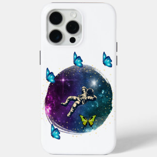 astronaut with butterfly iPhone 15 pro max case
