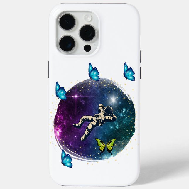 astronaut with butterfly Case-Mate iPhone case (Back)