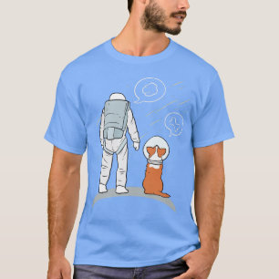 Astronaut With Dog T-Shirt