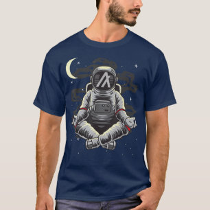 Astronaut Yoga Algorand ALGO Coin To The Moon Cryp T-Shirt