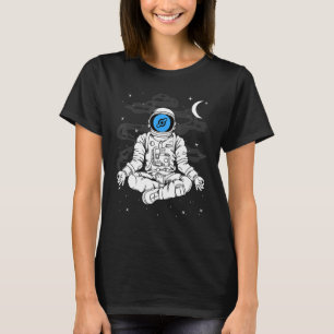 Astronaut Yoga Helium Hnt Coin To The Moon Crypto T-Shirt