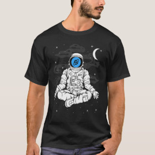 Astronaut Yoga Helium Hnt Coin To The Moon Crypto  T-Shirt