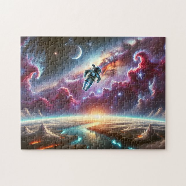 Astronaut's Dream Mythical Constellations, Cosmic Jigsaw Puzzle (Horizontal)