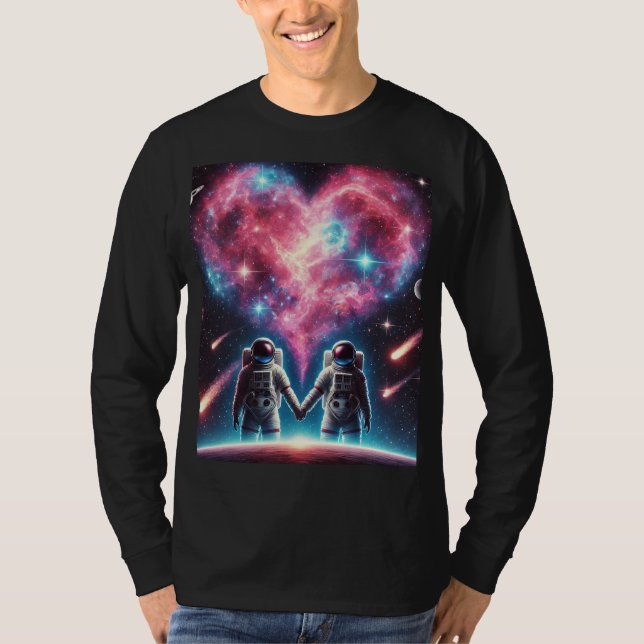 Astronauts in Love Long Sleeve Tee (Front)
