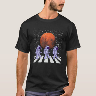 Astronauts in Walking in Space Occupy Mars T-Shirt