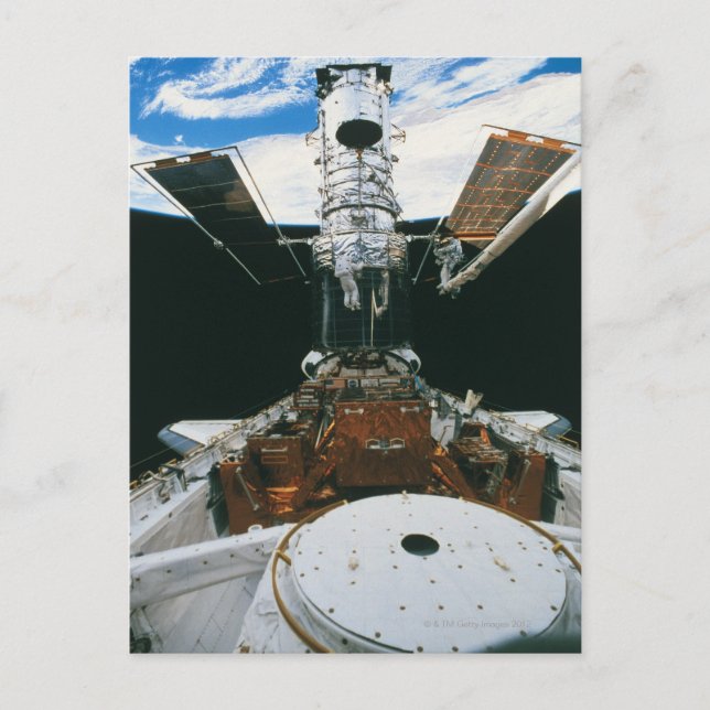 Astronauts of the Space Shuttle Postcard (Front)