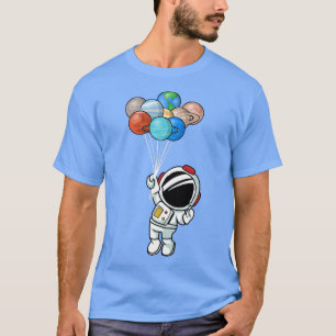 Astronauts Outer Space - American Flag Galaxy Astr T-Shirt