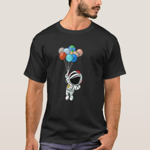 Astronauts Outer Space   American Flag Galaxy Astr T-Shirt
