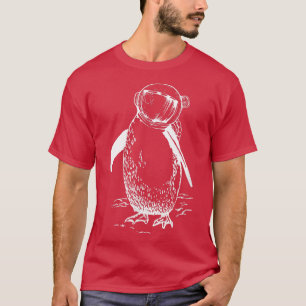 Astronauts penguin, surreal art design T-Shirt