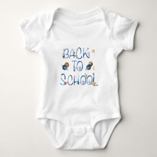 Astronauts Planets Space,back to school Baby Bodysuit