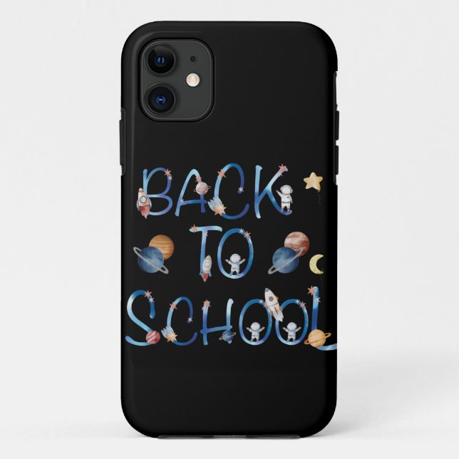 Astronauts Planets Space,back to school Case-Mate iPhone Case (Back)