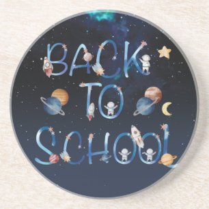 Astronauts Planets Space, Back To School  Coaster
