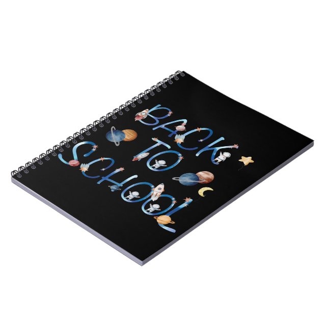 Astronauts Planets Space,back to school Notebook (Left Side)