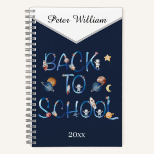 Astronauts Planets Space, Back To School Notebook
