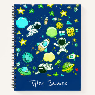 Astronauts Planets Space Kid's Notebook