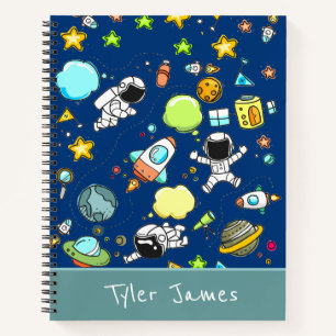 Astronauts Planets Space Kid's Notebook