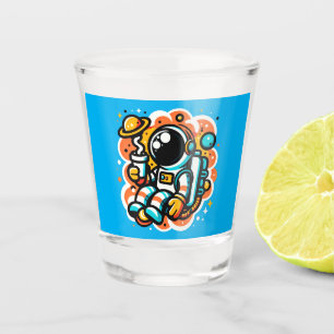 Astronaut's Space Coffee Moment Shot Glass