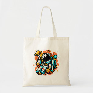 Astronaut's Space Coffee Moment Tote Bag