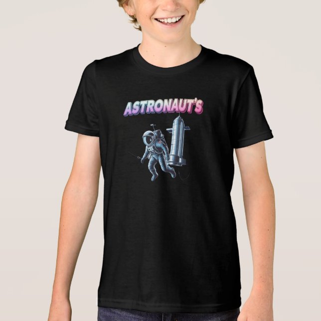 astronaut's Tri-Blend shirt (Front)