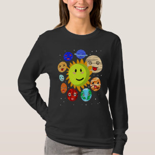 Astronomer Space Travel Universe Astronomy Cute Pl T-Shirt