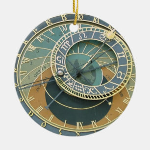 Astronomical Clock Ceramic Tree Decoration