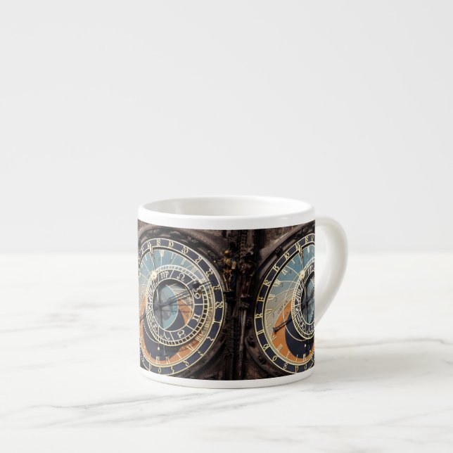 Astronomical Clock In Prague  Espresso Cup (Front Right)