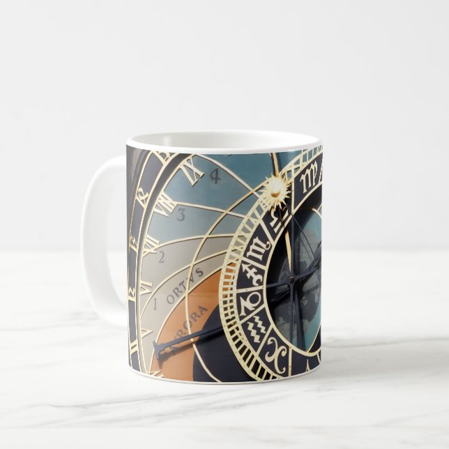 Astronomical Clock In Praque  Coffee Mug (Front Left)