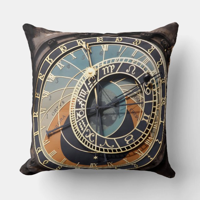 Astronomical Clock In Praque  Cushion (Front)