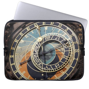 Astronomical Clock In Praque Laptop Sleeve