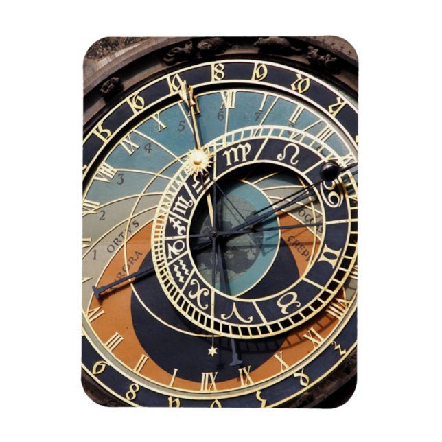 Astronomical Clock In Praque Magnet (Vertical)