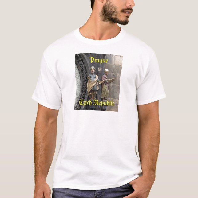 Astronomical Clock or Prague Orloj T-Shirt (Front)