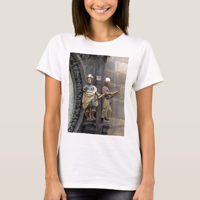 Astronomical Clock or Prague Orloj T-Shirt (Front)
