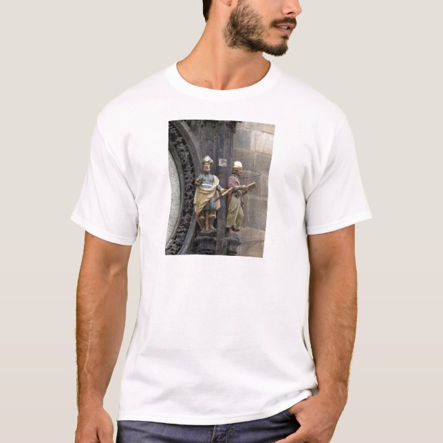 Astronomical Clock or Prague Orloj T-Shirt (Front)
