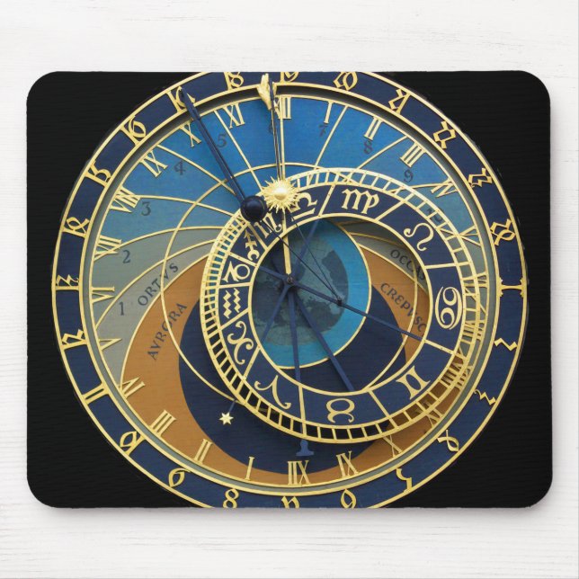 Astronomical Clock-Prague Orloj Mouse Pad (Front)