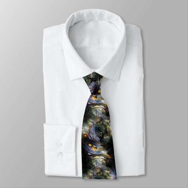 Astronomical clock tie (Tied)