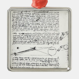 Astronomical diagrams metal tree decoration