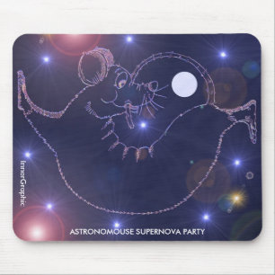 Astronomouse Supernova Party Mouse Pad