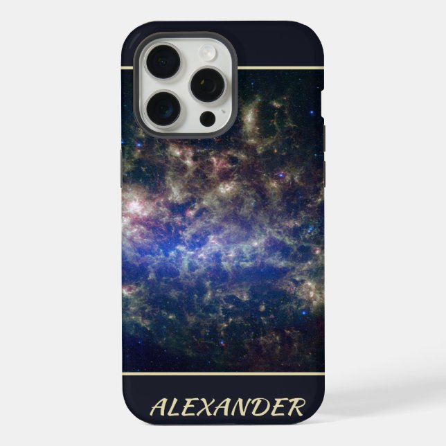 Astronomy add name magellanic cloud iPhone case (Back)